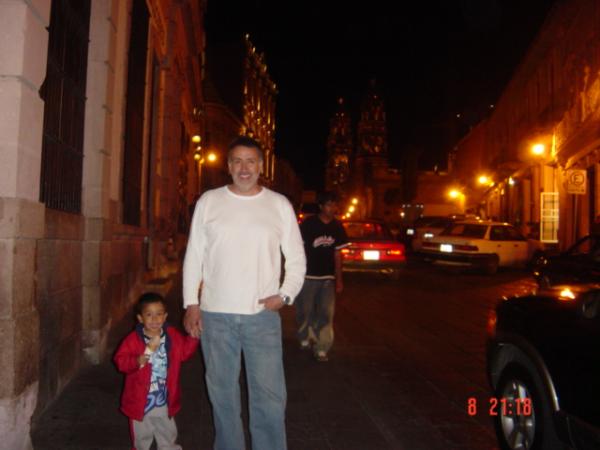 Con mi sobrino en Zacatecas