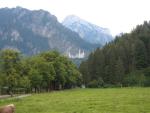 Vista del Castillo de Neuschawanstein desde la carretera