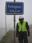 en el Furkapass (Suiza) nos encontramos un marciano cadiforniano!!!
