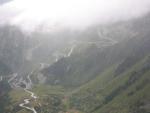 La subida desde Furka hacia el Grimselpass (Suiza)
