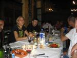 Alfonso y Sofía cenando en Cubas - La Bañeza 2003