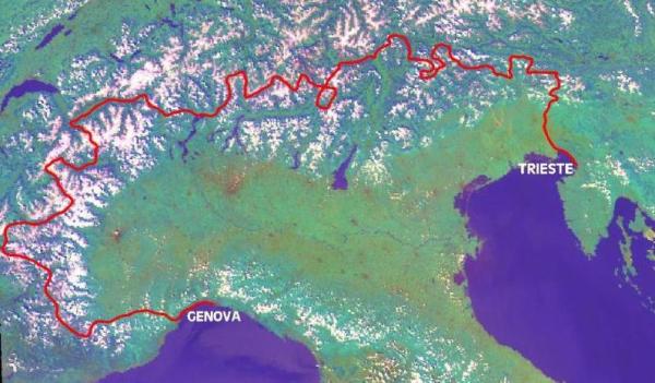 Arc Alpí de Genova a Trieste