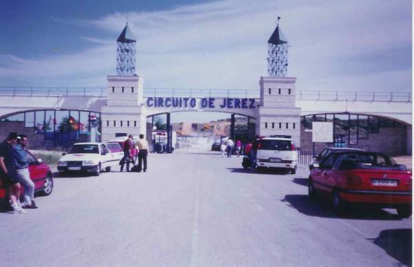 Jerez 1996, llegada al Circuito