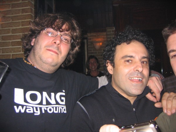 Zarautz '06 (Donosti) con el amigo Patxi despúes del susto del accidente