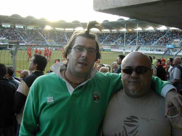 Perpignan '06 (FRA) partido Rugby USAP vs Montpellier con Joan
