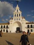 La famosa Basílica del Rocío en Huelva