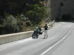 Una carretera muy tranquila en la Alpujarra