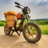 Firefly motocicleta para ir tanto por carretera como por el campo que sea grande, alta, con de...jpg