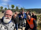 El grupo en la parada del Mirador de la bodega Douade..jpg