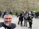 Con asturianos y onubenses antes de salir.jpg