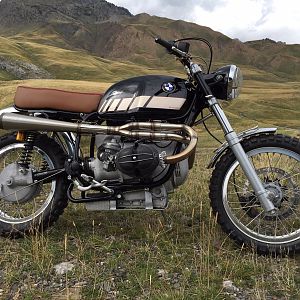 Black Motorcycles Scrambler