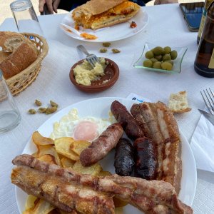 almuerzo motero en hortuna