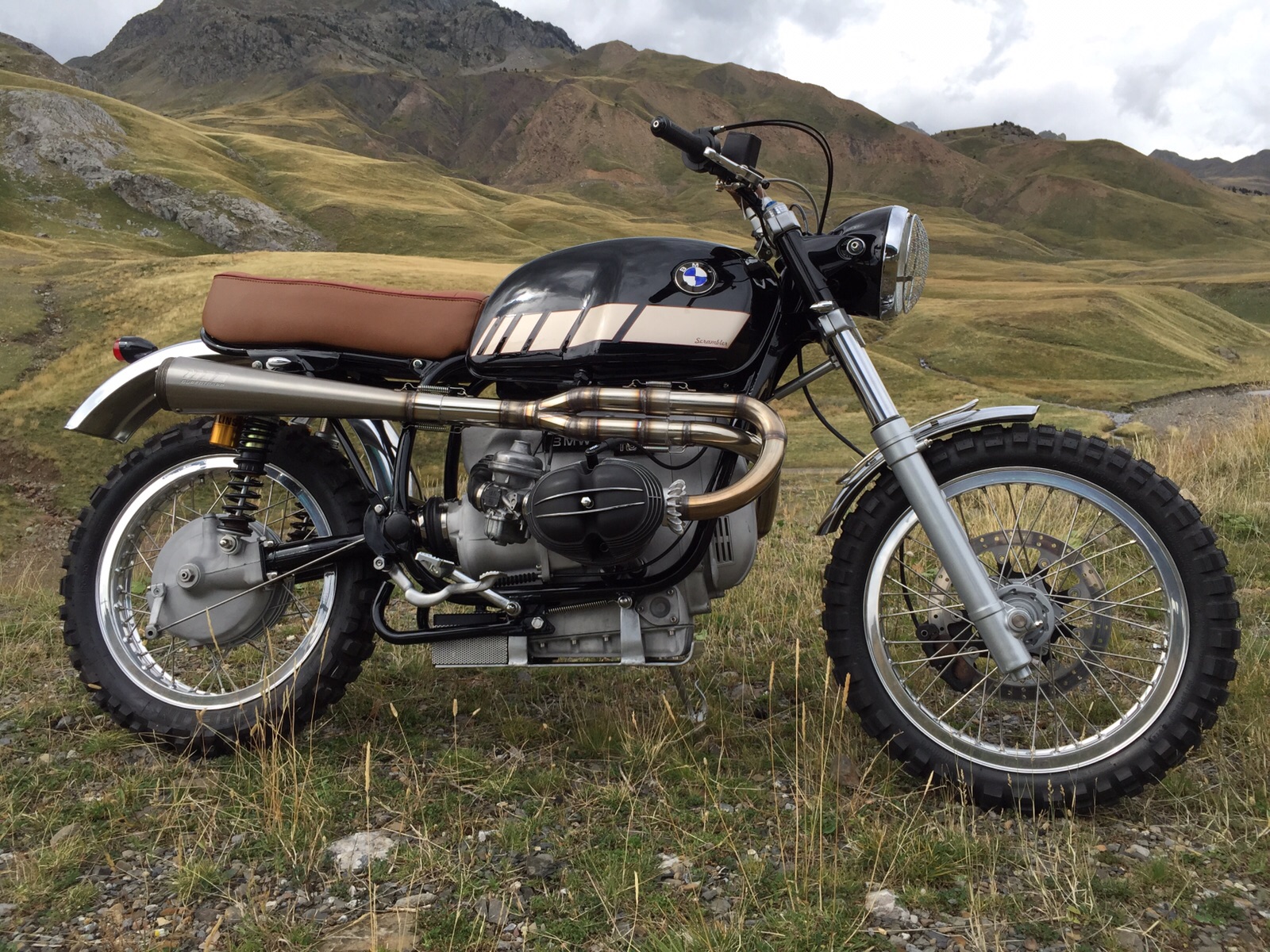 Black Motorcycles Scrambler