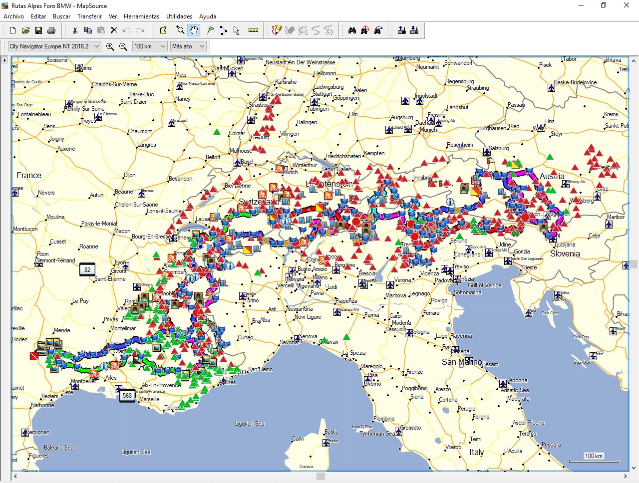 Rutas Alpes Foro BMW