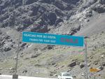 Frontera entre Chile y Argentina. A 3.200 metros de altitud!!