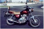 Mi primera moto propia: Suzuki Tu 250 X, de segunda mano. Tenía 4 años y 7000 kms.