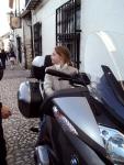 Natalia eligió su moto...