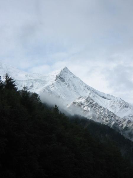 parte del Mont-Blanc en Chamonix (Francia)