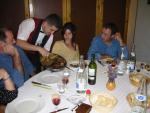 Morella'02 205, cena del sabado en el hotel, cordero asado