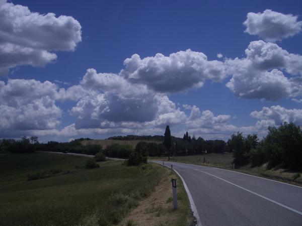 Las preciosas carreteras Toscanas