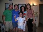 en casa, con mi familia, Baloo y Elena, agosto 2005