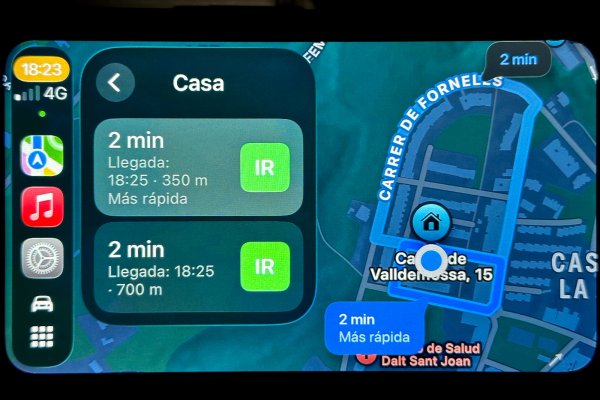 El navegador usa las aplicaciones de navegación del móvil