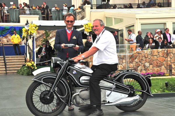 BMW R7 de 1934 expuesta en el concurso de Pebble Beac