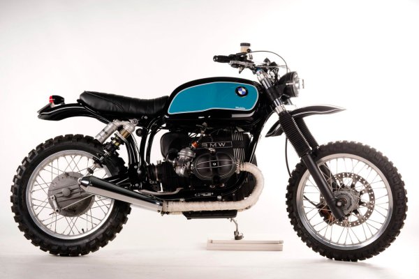 BMW Maldita, scrambler de Black Motorcycles sobre BMW R65 de 1986