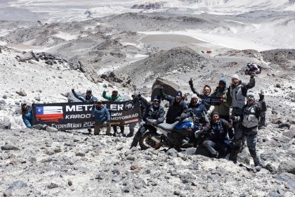 BMW R 1300 GS con Metzeler Karoo 4 en Ojos del Salado