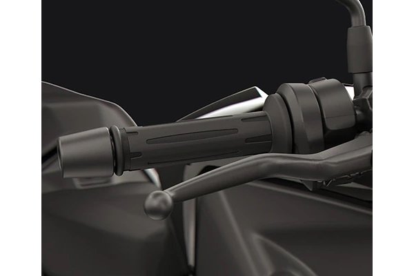 Manetas regulables y puños calefactables con tres niveles de potencia