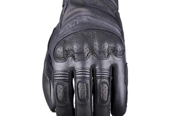 Guante Five RS Leather de piel flor de cabra en color negro