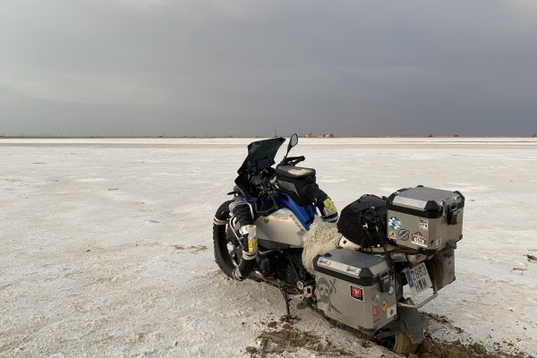 Típica liada en un salar uzbeko